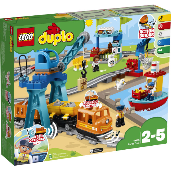 

LEGO DUPLO Town Грузовой поезд (10875)