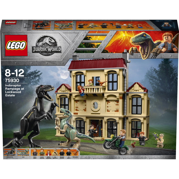 

Конструктор LEGO Jurassic World Нападение индораптора в поместье Локвуд (75930)