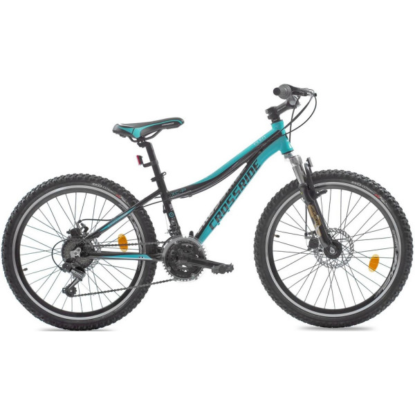 

Велосипед CROSSRIDE Cleo 24" 13" черно-бирюзовый (01462XS)