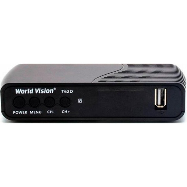 

ТВ-ресивер DVB-T2 World Vision T62D/Т62Д тюнер цифрового телебачення Т2