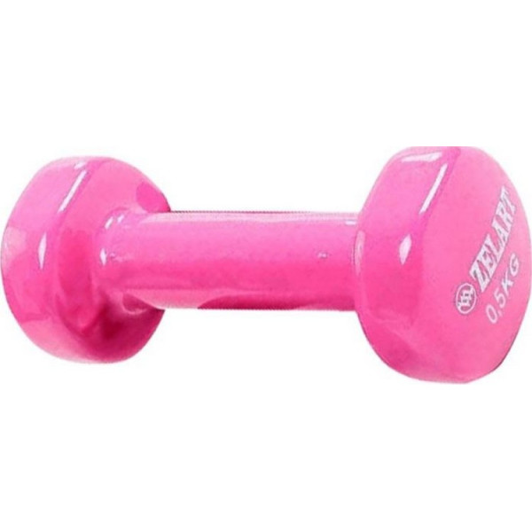 

Гантель для фитнеса Zelart 0,5 кг (1шт) розовый (Z-0,5-Р)