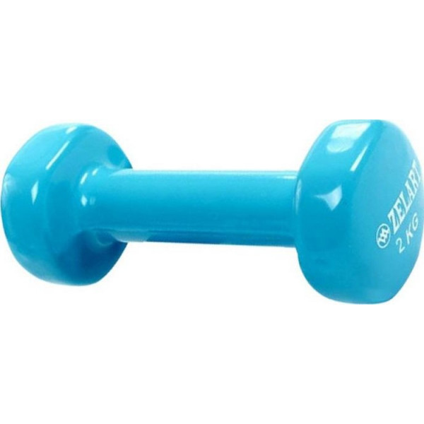 

Гантель для фитнеса Zelart 2 кг (1шт) голубой (Z-2,0-LB)