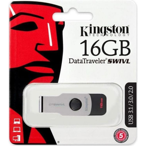 

Kingston DT SWIVL 16GB USB3.1 (DTSWIVL/16GB)