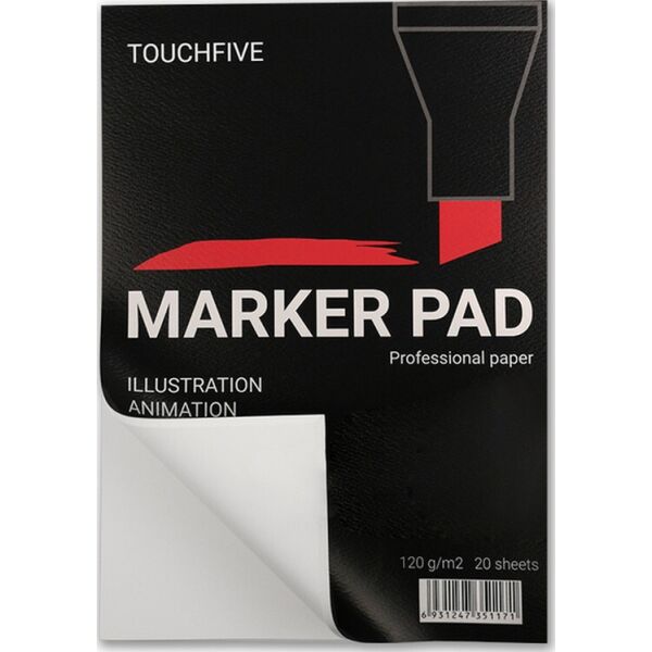 

Альбом A4 для маркеров Touch Five PAD 120 г/м2 20л (TFA4120)