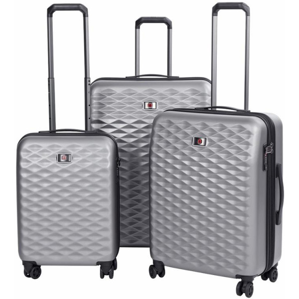 

Чемодан Wenger (набор) Lumen Set (20"/24"/28") 4 колеса (серый) (604335)