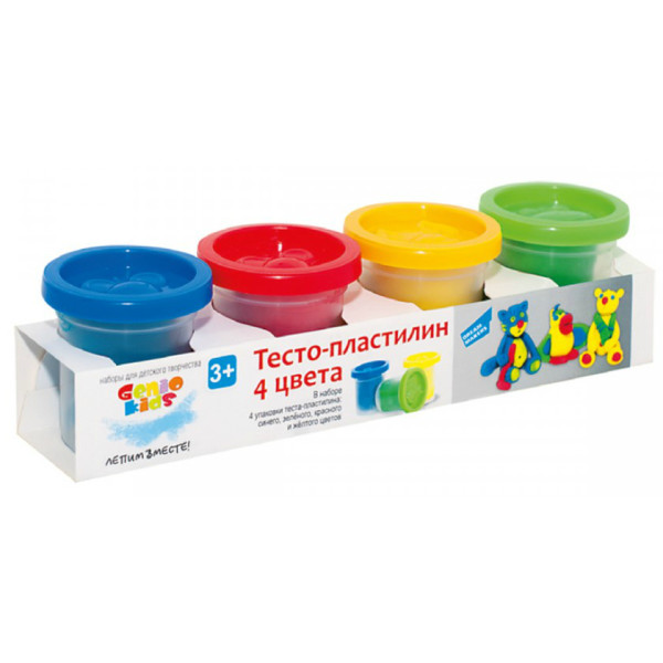 

GENIO KIDS Набор для детского творчества Тесто для лепки 4 цвета (TA1008V)