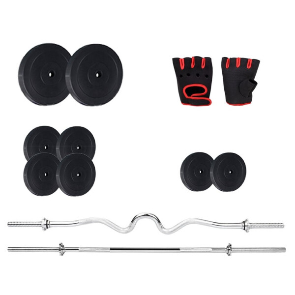 

Наборная штанга 120 см Iron Body 56кг+перчатки (00020485)