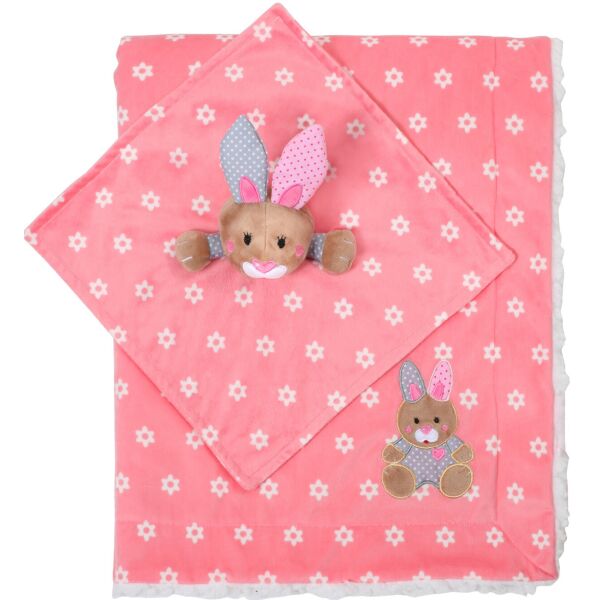 

Двухстороннее одеяло BabyOno 75х100 см Minky Зайчик (1412/01)