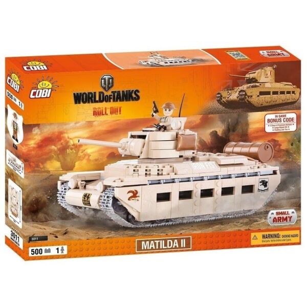 

Конструктор Cobi World Of Tanks Матильда 500 деталей (COBI-3011)