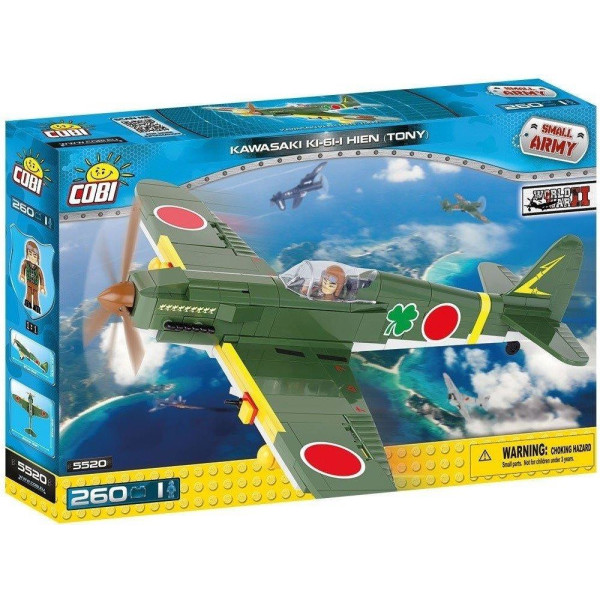 

Конструктор Cobi Вторая Мировая Война Самолет Кавасаки KI-61-II Тони 260 деталей (COBI-5520)