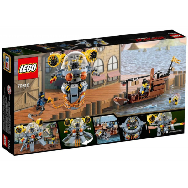 

Конструктор LEGO NINJAGO Летающая подводная лодка (70610)