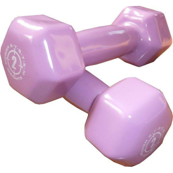 

Гантель обрезиненные Power System 2 kg (1 шт) (PS-4025_Purple)
