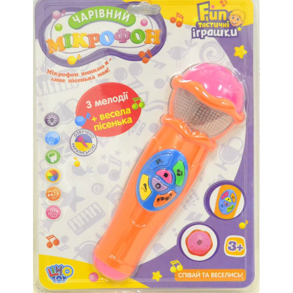 

Микрофон Limo Toy 7043 UA Оранжевый