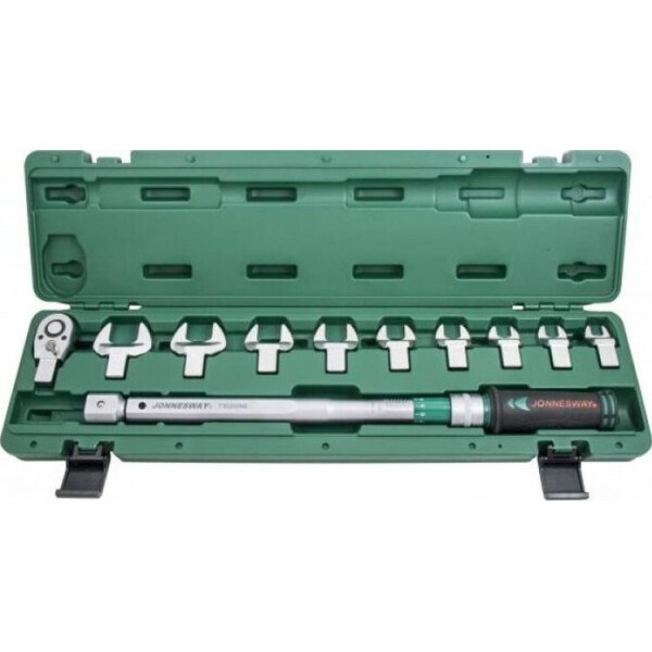 

Динамометрический ключ 1/2"DR 40-200 НМ со сменными насадками 13, 14, 15, 17, 19,22, 24, 27, 30MM рожковые , T30200NS