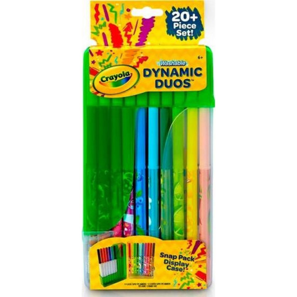 

Набор парных фломастеров Crayola 20 шт, Crayola (04-6829)