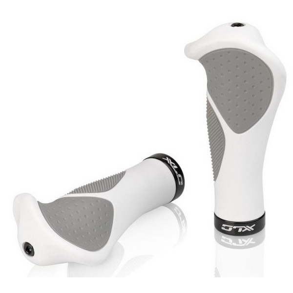 

Грипсы XLC GR-S22 Ergonomic серо-белые 135 мм