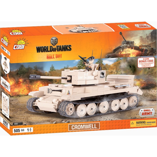 

Конструктор Cobi World Of Tanks Кромвель 505 деталей (COBI-3002)