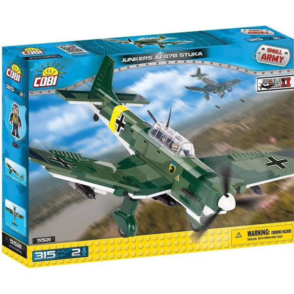 

Конструктор Cobi SMALL ARMY WWII САМОЛЕТ ЮНКЕРС Ю-87 (315 деталей) (COBI-5521)
