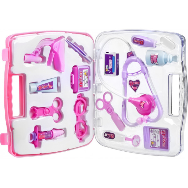 

Игровой набор Same Toy Доктор в кейсе розовый (7735BUt)