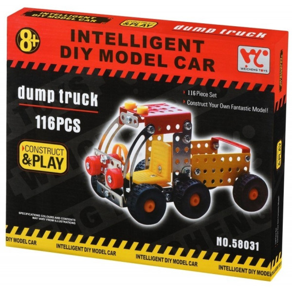 

Конструктор металлический Same Toy Inteligent DIY Model Car Самосвал 116 элементов (58031Ut)
