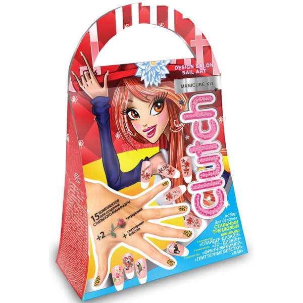 

Маникюрный набор Danko toys Clutch Красно-голубой (КЛ-01-08)