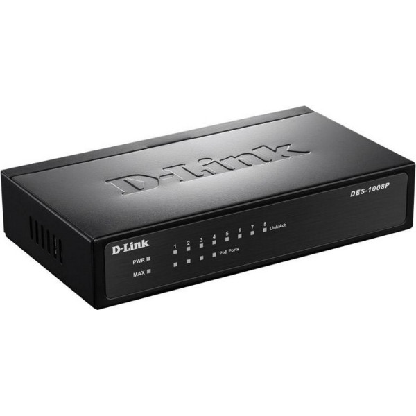

Коммутатор D-Link DES-1008P