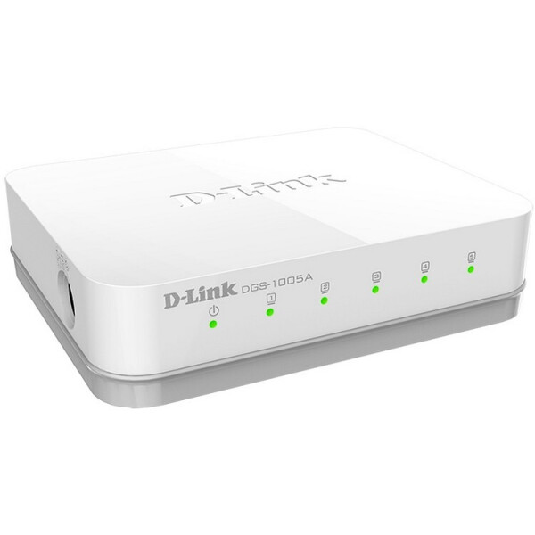 

Коммутатор D-Link DGS-1005A (5*GE, plastic)