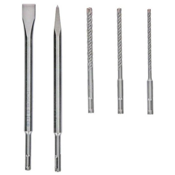 

Набор буров Bosch SDS plus 3 бура, 2 зубила (1619M008ZJ)