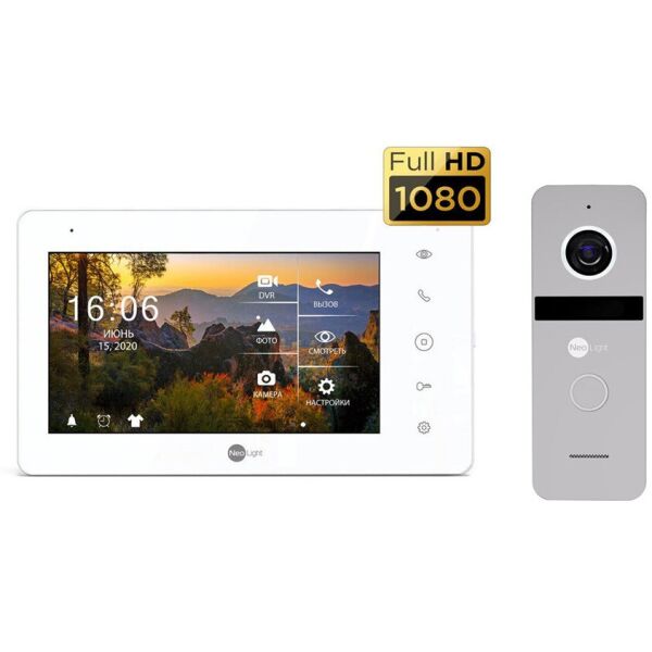 

Комплект видеодомофона Neolight NeoKIT HD Pro Silver