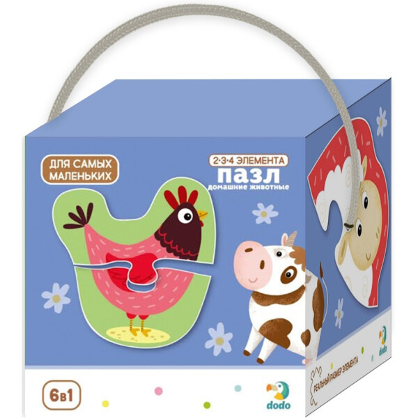 

Пазл DoDo 2-3-4 элемента Домашние животные 300152