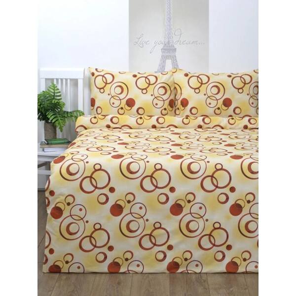 

Комплект постельного белья Lotus Ranforce - Pery желтый евро (svt-2000022251877)