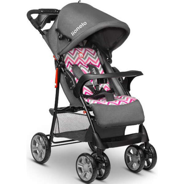 

Детская коляска прогулочная Lionelo EMMA PLUS PINK SCANDI