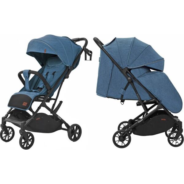 

Коляска прогулочная CARRELLO Presto CRL-9002 Thunder Blue + дождевик (синяя)