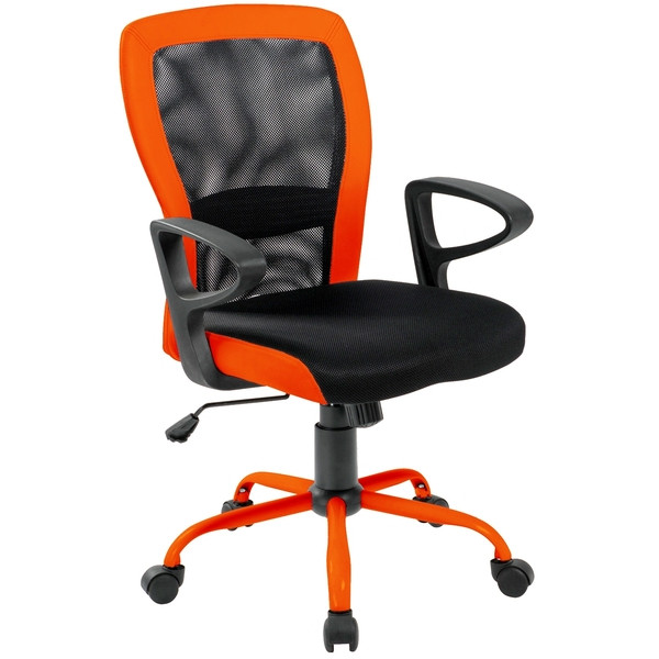 

Кресло Office4You LENO Grey-Orange (27783)