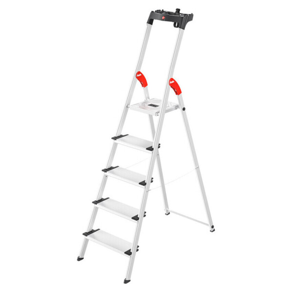 

Стремянка Hailo алюминиевая, 5 ступеней, L80. 8040507