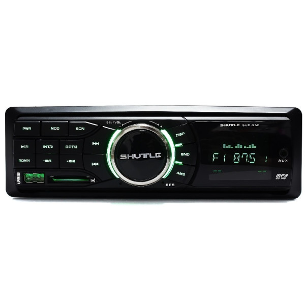 

Автомагнитола Shuttle SUD-350 Black/Green