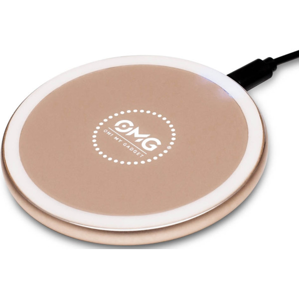 

OMG Qi Fast Wireless Charging Pad Gold