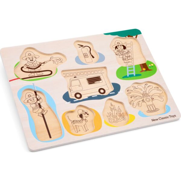 

New Classic Toys Пазл Пожарная бригада 8 частей (8718446104337)