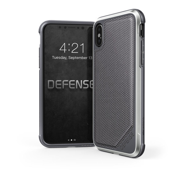

Чехол X-Doria Defense Lux Ballistic Nylon Grey для iPhone X