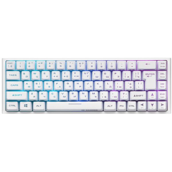 

Клавиатура 2E Gaming KG360 RGB WL White Ukr (2E-KG360UWT)