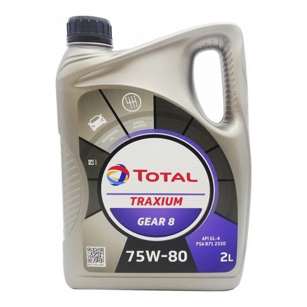 

Масло трансмиссионное TOTAL TRANSMISSION GEAR 8 75W-80 2л 214083