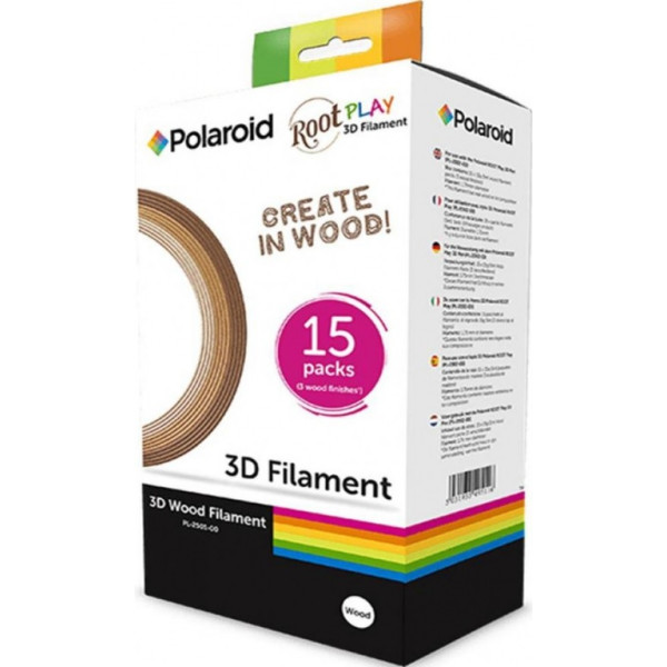 

3D-ручка Polaroid 3D Filament Wood ROOT (box of 15 reels) (3D-FP-PL-2501-00)