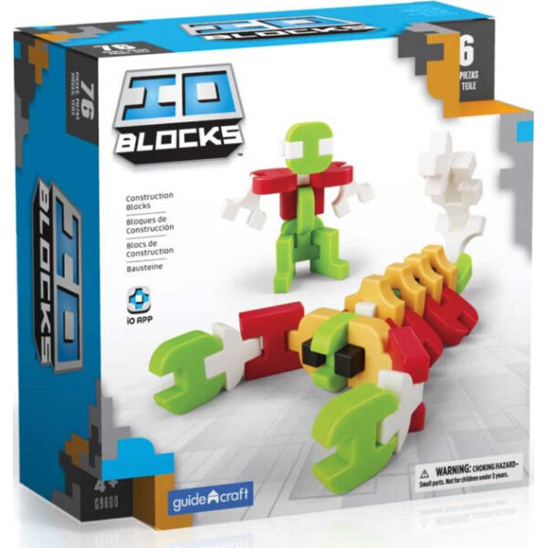 

Конструктор Guidecraft IO Blocks, 76 деталей (G9600)