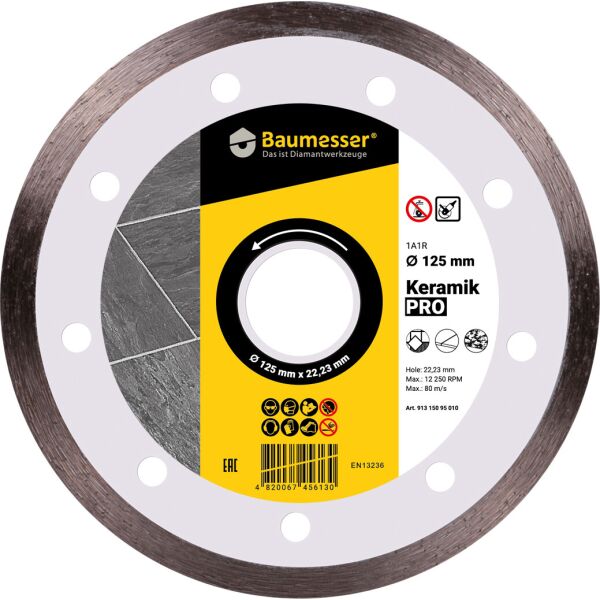 

Отрезной диск Baumesser Keramik 1A1R 125x1,4x8x22,23 (91315095010)