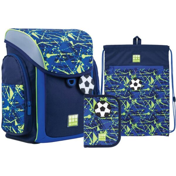 

Набор рюкзак + пенал c наполнителем + сумка для обуви Kite WK 583 Goal (SET_WK21-583S-2)