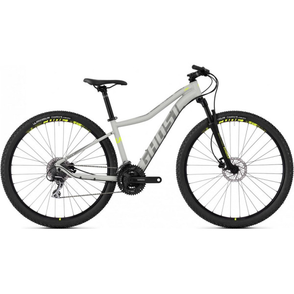 

Велосипед GHOST Lanao 2.9 AL W gray/gray/yellow S (18LA4006) 2018