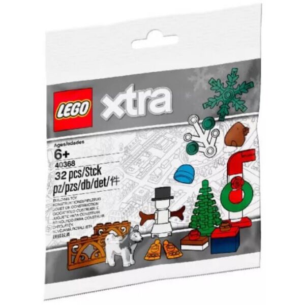 

LEGO Xtra Дополнительные элементы - Новый год (полибег) (40368)