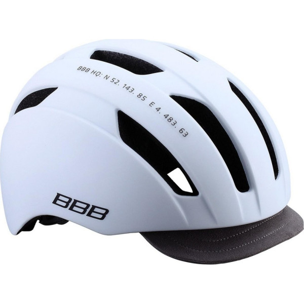 

Велосипедный шлем BBB BHE-55 Metro белый L (8716683109528)