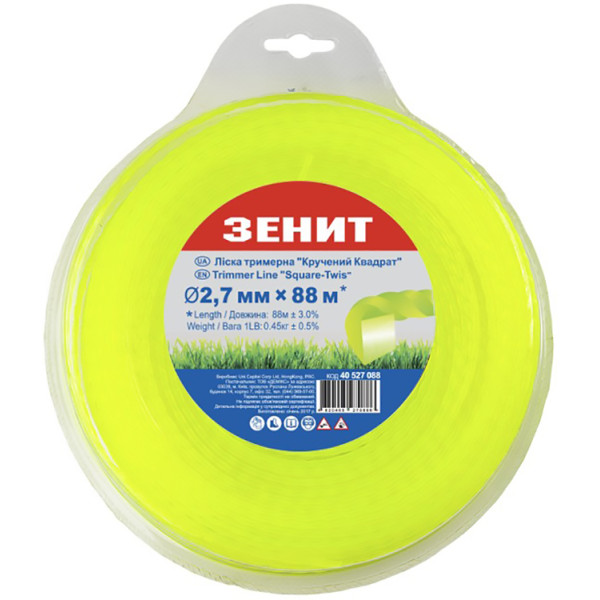 

Леска для триммера Зенит 2,7 мм × 88 м 40527088