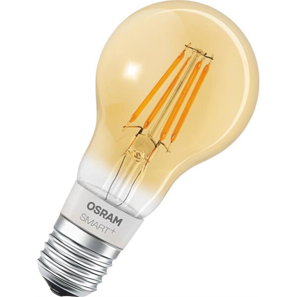 

Лампа светодиодная OSRAM SMART FILAMENT Е27 5.5-60W 2700K 220V A60 GOLD Bluetooth (4058075174481)